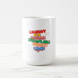 Taza De Café pastelito de azúcar de cereza donut cake
