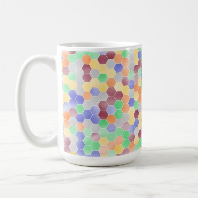 Taza De Café Pastels 15oz Mug (Izquierda)