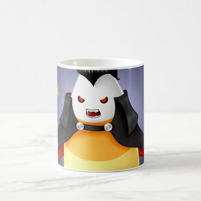 Taza De Café Pastillas de caramelo lindas del vampiro de Kawaii (Centro)