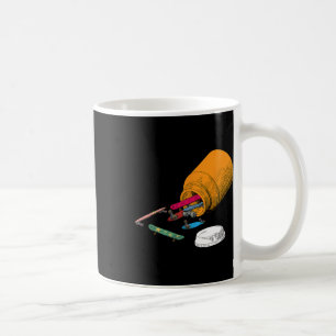 Taza De Café Pastillas Felices Skateboard Comedia Skater Ama Pa