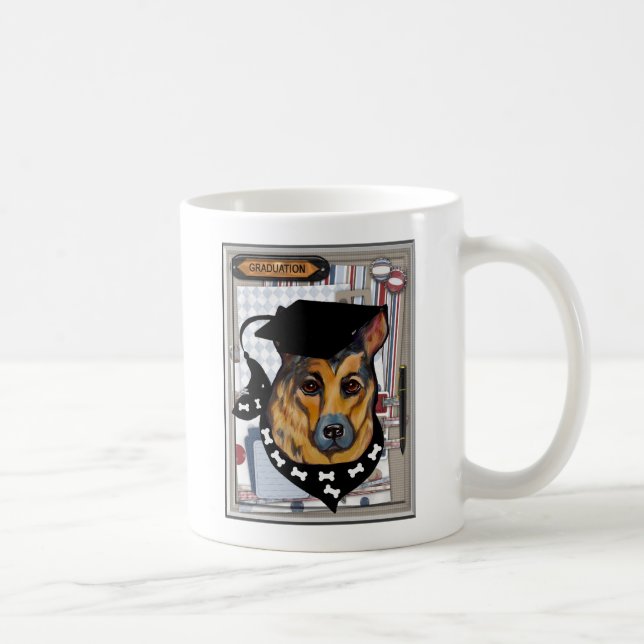 TAZA DE CAFÉ PASTOR ALEMÁN (Derecha)