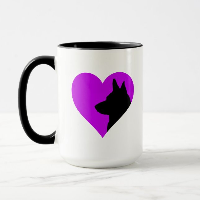 Taza de café Pastor Alemán (Izquierda)