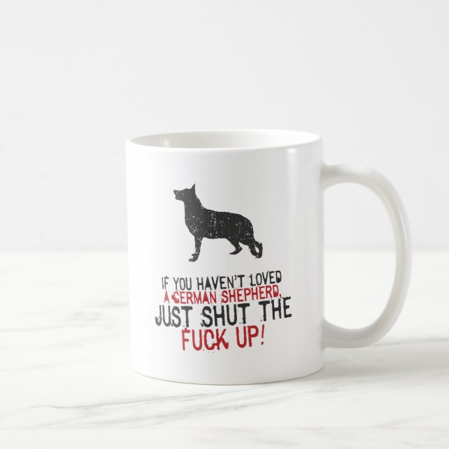Taza De Café Pastor alemán (Derecha)
