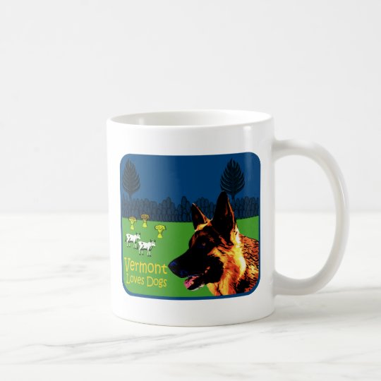 Taza De Café Pastor alemán de Vermont