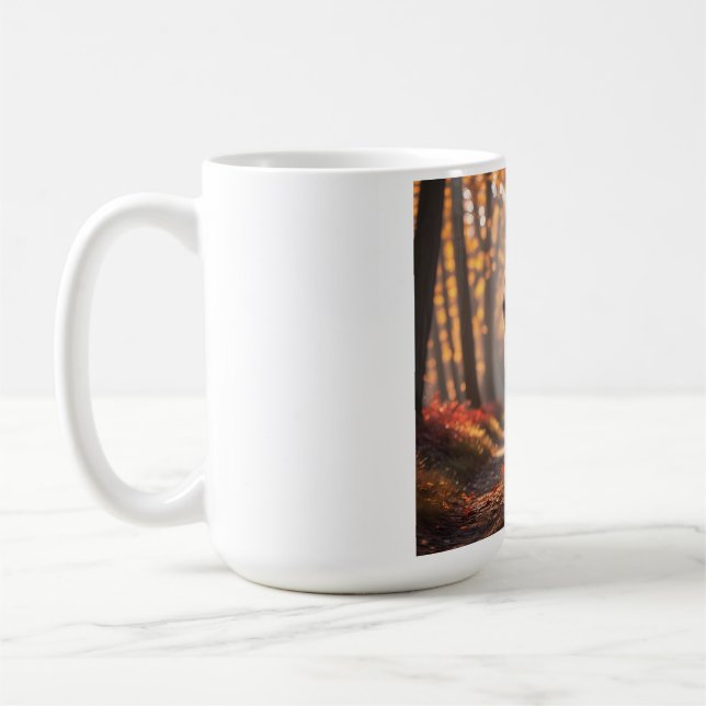 Taza De Café Pastor alemán elegante café Mug (Izquierda)