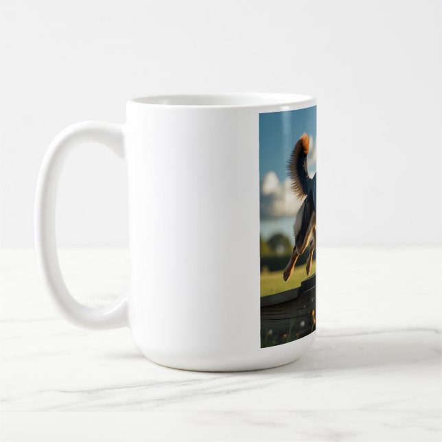 Taza De Café Pastor alemán elegante café Mug (Izquierda)
