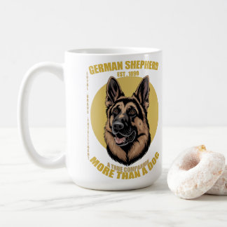Taza De Café Pastor Alemán Más Que Un Perro Leal Valiente Intel