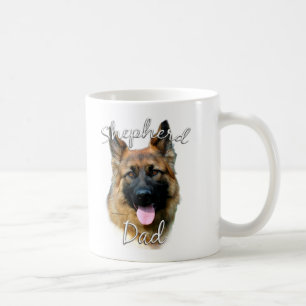 Taza De Café Pastor alemán (pelo largo) papá 2