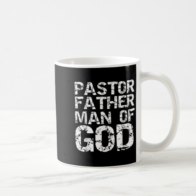 Taza De Café Pastor Appreciation Gift For Dads Pastor Father Ma (Derecha)