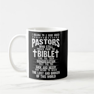 Taza De Café Pastor Apreciación Hombres Predicadores Cristianos