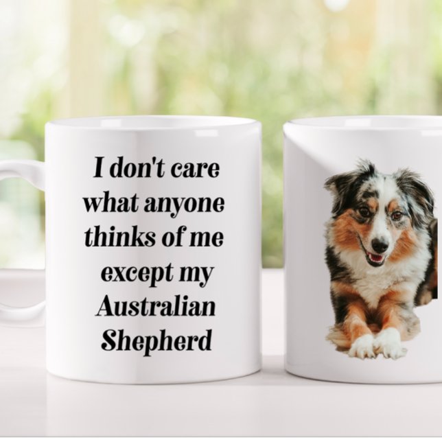 Taza De Café Pastor australiano de 11 oz (Subido por el creador)