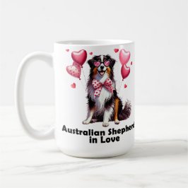 Taza De Café Pastor australiano enamorado