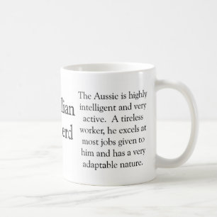 Taza De Café Pastor australiano Trivia Mug