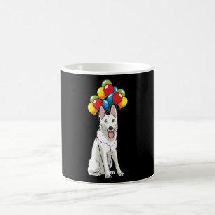Taza De Café Pastor blanco suizo con regalo de balones