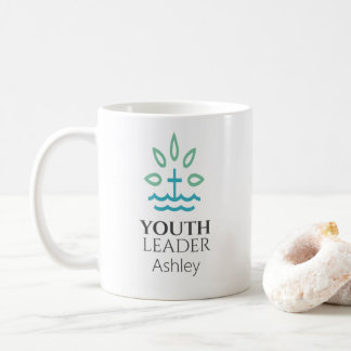 Taza De Café Pastor de director juvenil personalizado de la nat