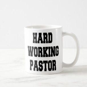 Taza De Café Pastor de trabajo duro