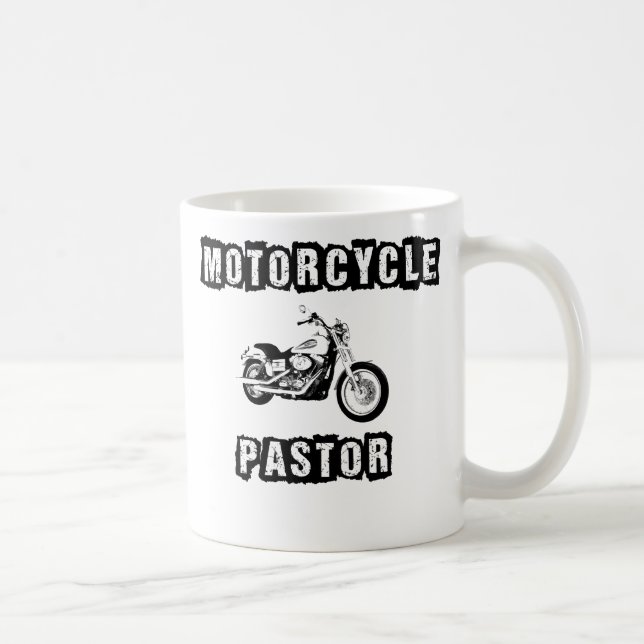 Taza De Café Pastor Harley de la motocicleta (Derecha)