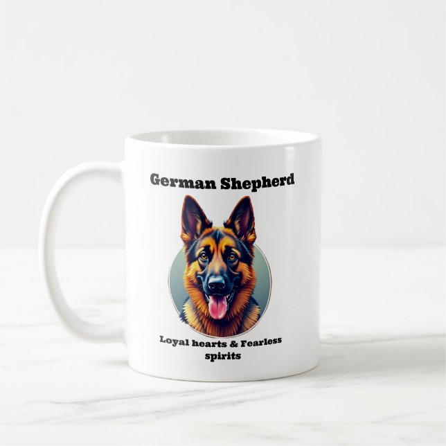 Taza De Café Pastor Loyal Alemán— Café Espiritual (Izquierda)