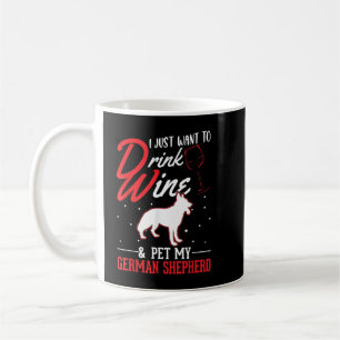 Taza De Café Pastor Y Vino Alemán