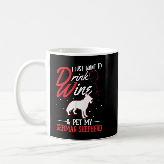 Taza De Café Pastor Y Vino Alemán (Izquierda)