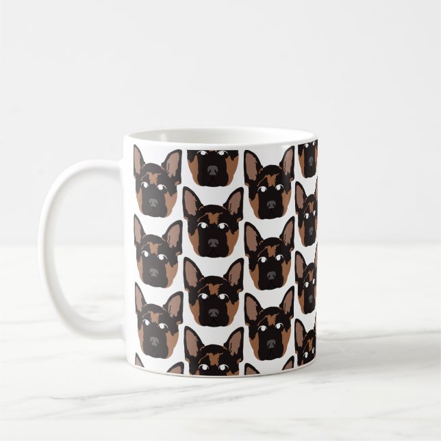 Taza De Café Pastores alemanes capaces en Mug (Izquierda)