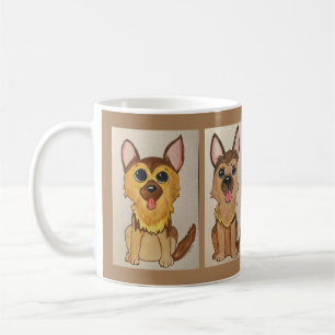 Taza De Café Pastores de pastor alemanes