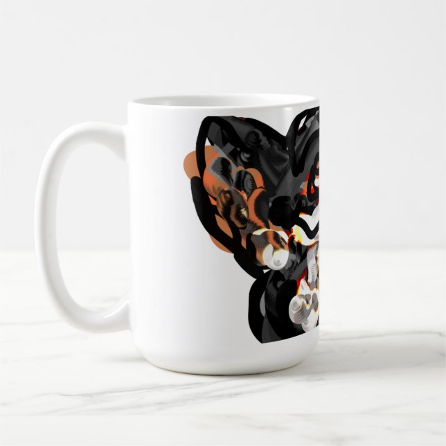 Taza De Café Pata de lobo en el aire (Izquierda)