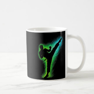 Taza De Café Patada - Arte de Practicante de Taekwondo