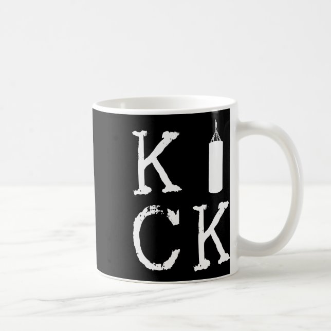 Taza De Café Patada Boxeo Kickboxer G Comt Deportes Kickboxing  (Derecha)