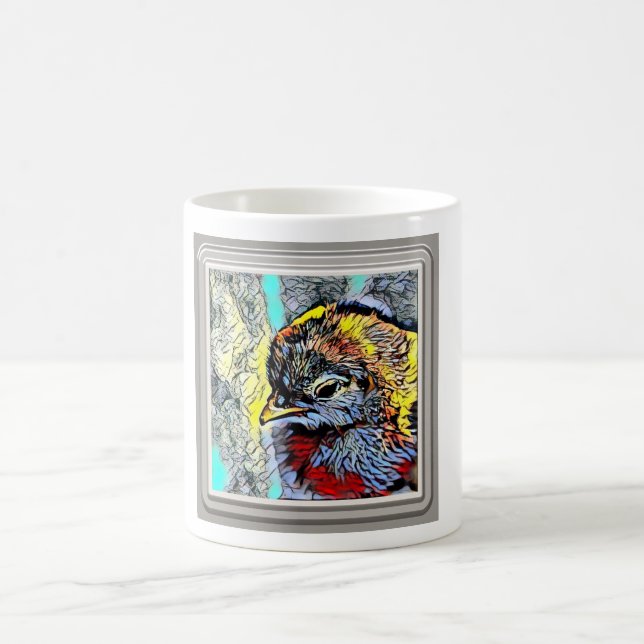 Taza De Café Patada de color - Chick (Centro)