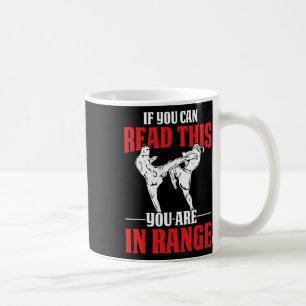 Taza De Café Patada divertida de boxeo tailandés Muay Thai MMA