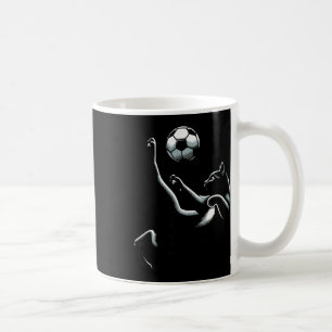 Taza De Café Patada en Bicicleta de Gato Negro - Fans de Fútbol