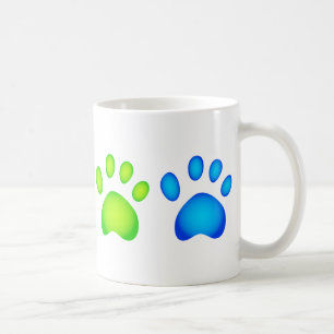 Taza De Café Patas coloridas