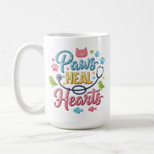 Taza De Café Patas Curativas - Profesional Veterinario Adorable