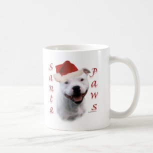 Taza De Café Patas de Staffordshire bull terrier Santa