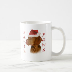 Taza De Café Patas de Vizsla Santa