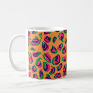 Taza De Café Patata de ilustracion de leopardo acuático