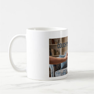 Taza De Café Patata Oficial de Sofá Bulldog Francés Divertido y