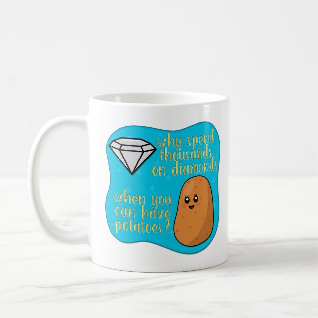 Taza De Café Patatas > Diamantes (Izquierda)
