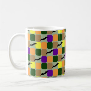 Taza De Café Patchwork Bats