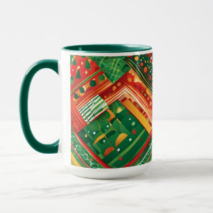 taza de café patchwork fiesta