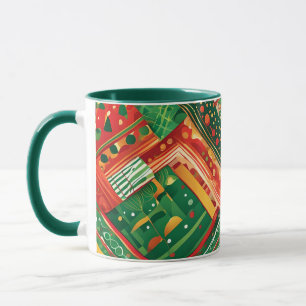 taza de café patchwork fiesta