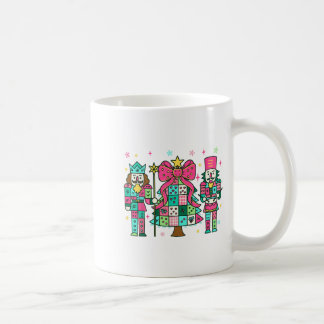 Taza De Café Patchwork Nutcracker Árbol de Navidad Nk Nutcracke