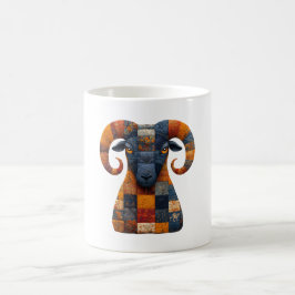 Taza De Café Patchwork Ram Mug