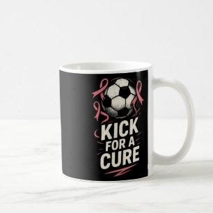 Taza De Café Patea Por Una Curación - Apoyo de Fútbol al Cáncer