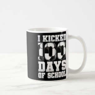Taza De Café Pateé 100 Días De Fútbol Escolar