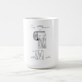 Taza De Café Patente vintage de papel higiénico