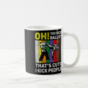 Taza De Café Pateo Gente Vintage Taekwondo Karate