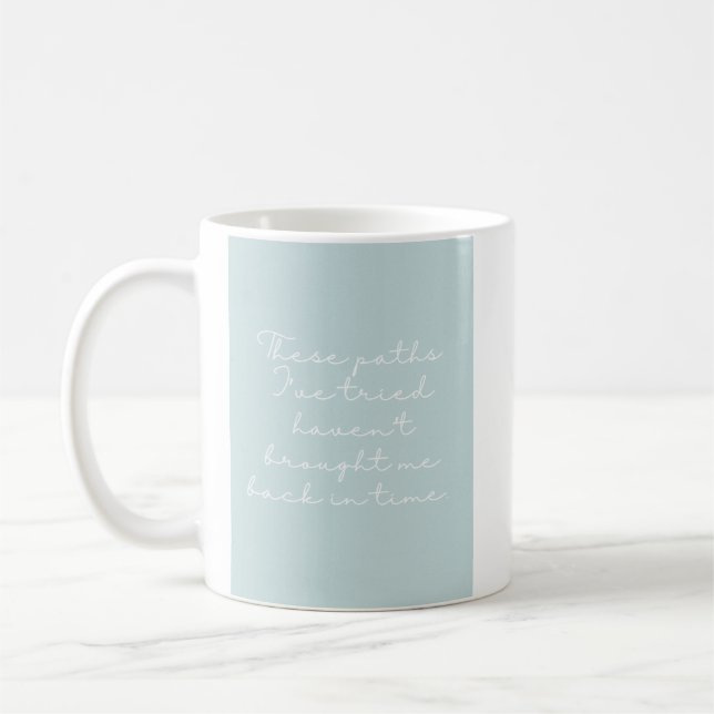Taza De Café Paths Poetry Mug (Izquierda)
