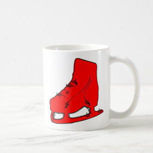 Taza De Café patín de hielo de paisley